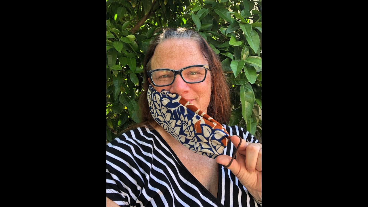 DIY, no sew bandana mask