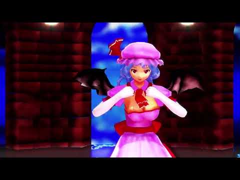 【東方MMD】紅魔館ロビーで『No Life Queen』を元気に歌って踊るレミリア・スカーレット嬢【暁朱式】【1080P】