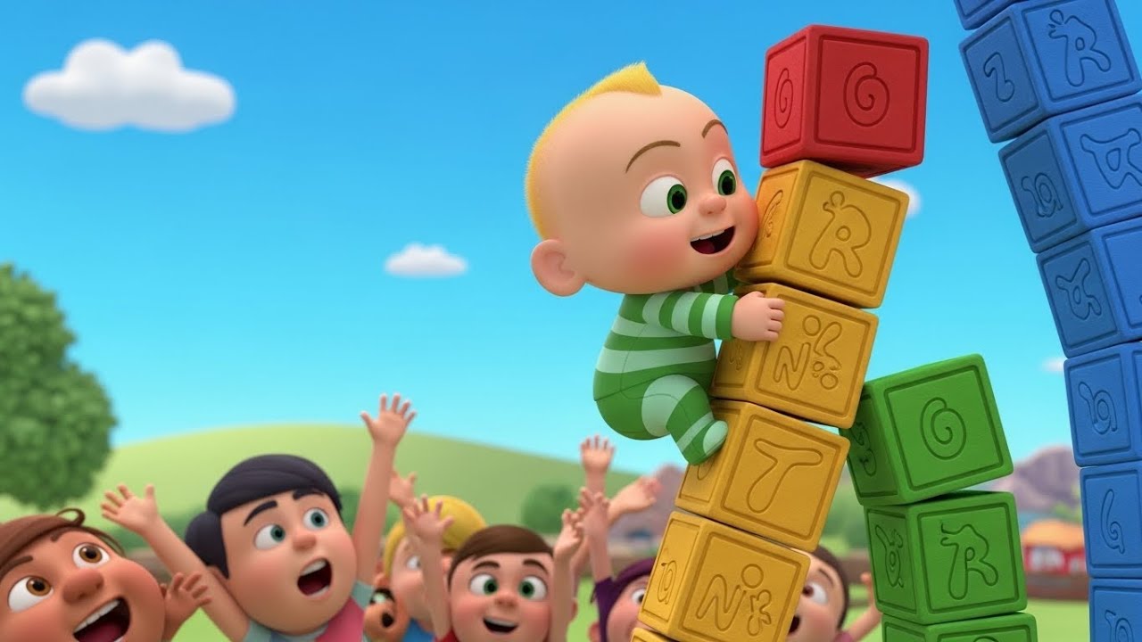 Roblox Tiny Builder Lost His Blocks 🧱 | Nursery Rhymes for Kids & Baby Songs