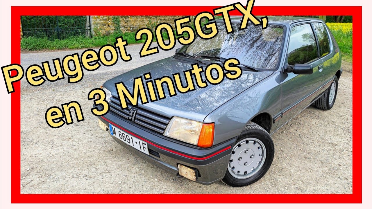🏎️🏎️ Peugeot 205 GTX, en 3 Minutos 🏎️🏎️