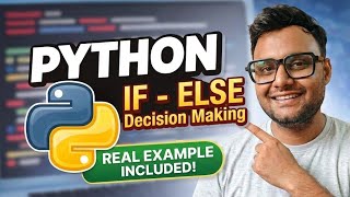 👉Python If-Else Explained | Decision Making 🔥 | Bangla Tutorial | #python #pythonbangla #coding