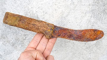 Restoration Rusty Knife - For What the Round Edge?