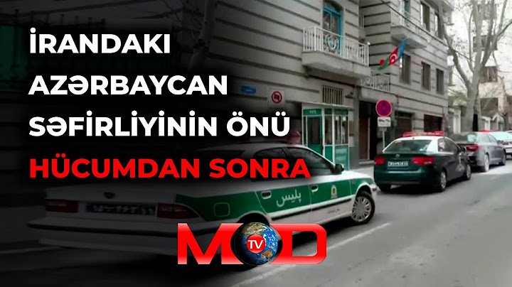 İrandakı Azərbaycan səfirliyinin önü hücumdan sonra / MOD TV