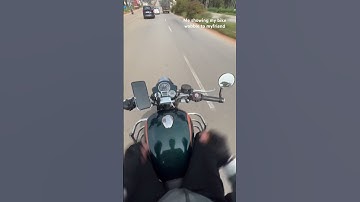 Classic 350 wobbling at 80kmph|Shot on iPhone #viral #shorts