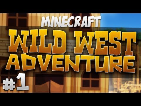 Minecraft - Wild West Adventure Part 1 - Drunk Horseriding