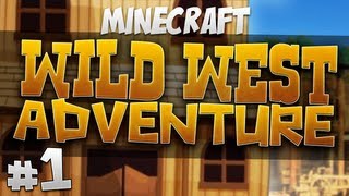 Minecraft - Wild West Adventure Part 1 - Drunk Horseriding