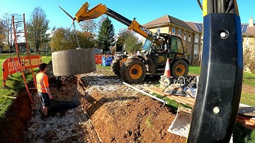 JCB - Swale & soakaway project with iDig