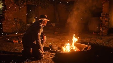 Take Refuge From A Blizzard At An Abandoned Mountain Shack With Arthur Morgan | RDR2 ASMR Relaxing