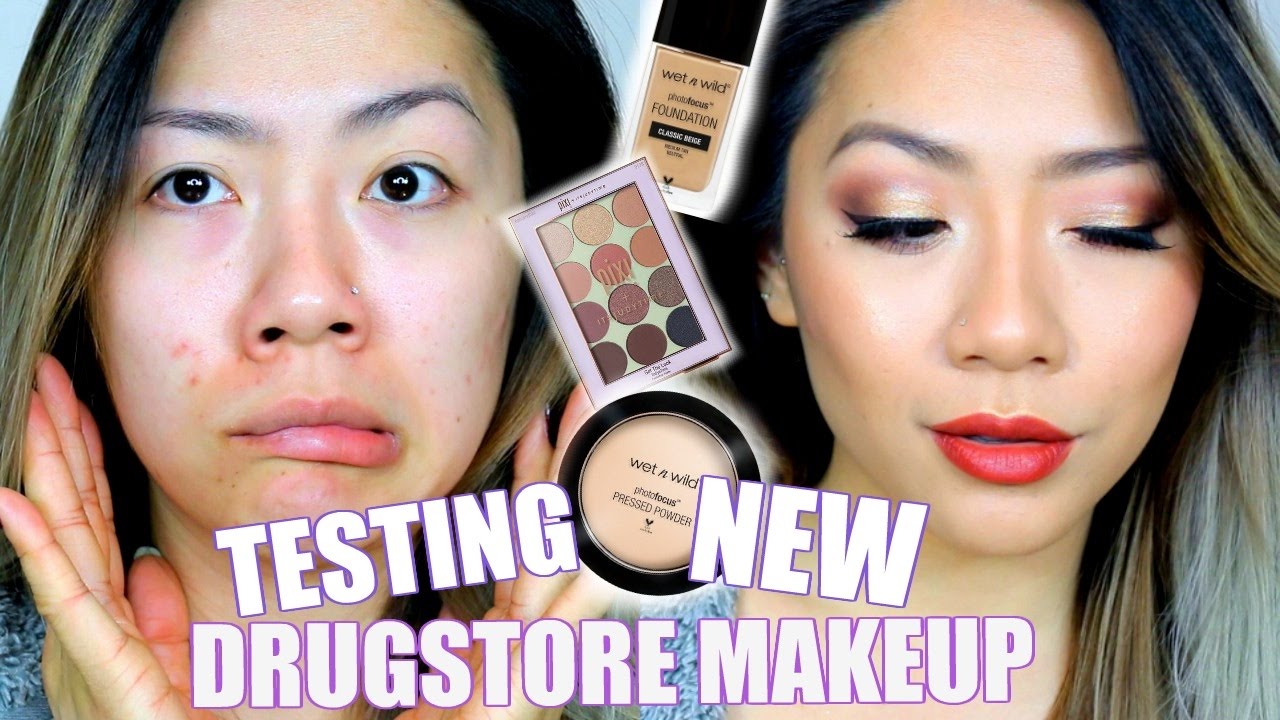 DATE NIGHT GET READY WITH ME | Testing out new drugstore makeup - YouTube