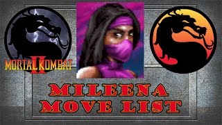 Mortal Kombat 2 - Mileena Move List