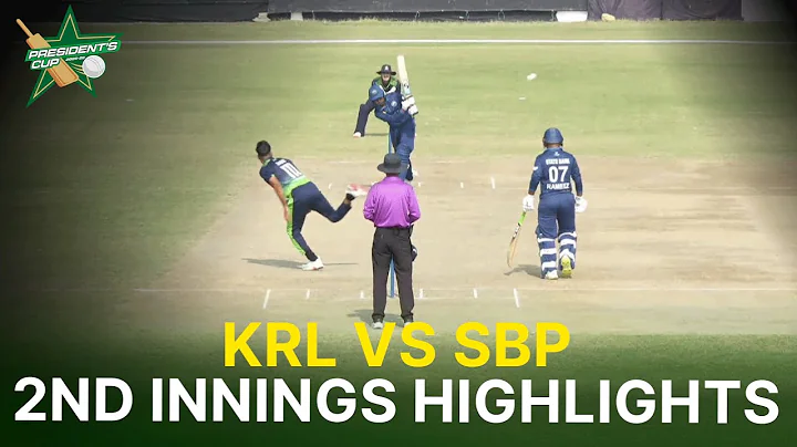 2nd Innings Highlights  |  KRL vs SBP  -  President's Cup Grade I 2025-26 |M2V1J