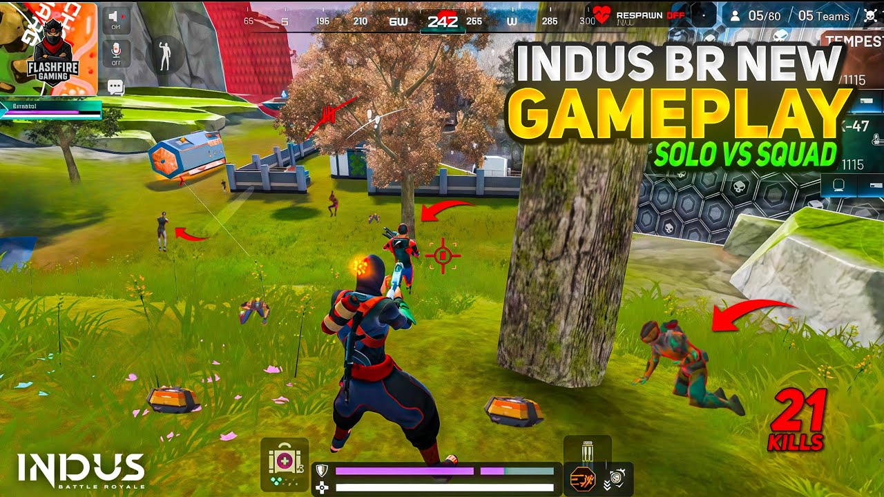 Indus Battle Royale Solo vs Squad 21 Kills | Insane Pro Gameplay | Indus BR Gameplay 