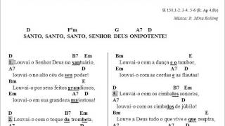 Vídeo de SALMO 150 - SANTO, SANTO, SANTO SENHOR DEUS ONIPOTENTE! (Arq. Goiania - Ir. Miria)