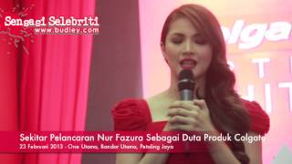 Sekitar Pelancaran Nur Fazura Sebagai Duta Produk Colgate
