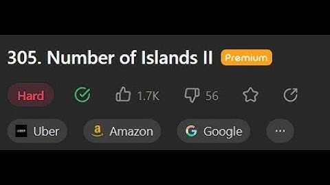 Leetcode(Premium) 305.Number of Islands II (Python 中文詳解)