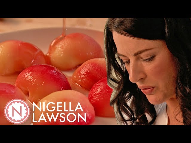 Nigellas Poached Peaches | Forever Summer With Nigella