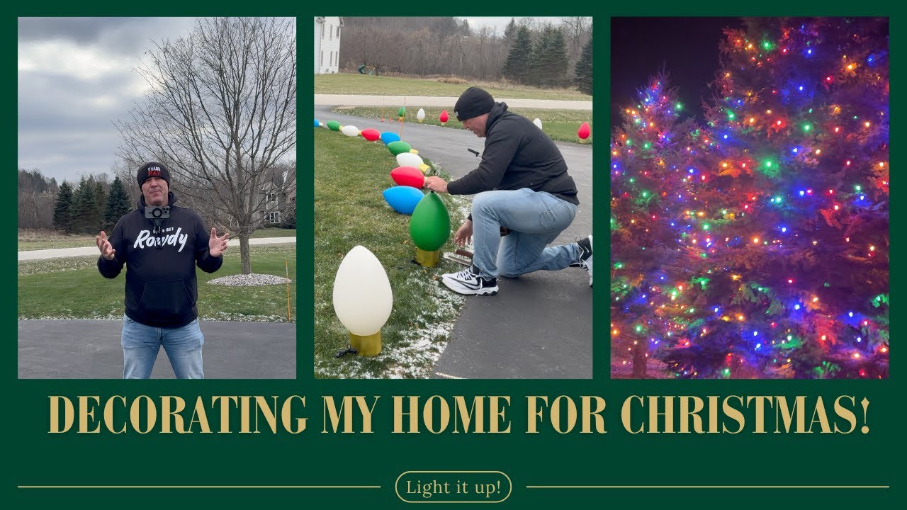 Decorating My House for Christmas! You've got to see this!