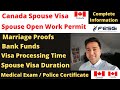 CANADA Spouse Visa Process 2020 ! Spouse Open Work Permit ! Canada Immigration ! Spousal Sponsorship