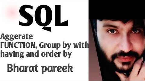 CLASS 12 IP UNIT 2 DATABASE QUERY USING SQL | GROUP BY WITH HAVING | ORDER BY| Aggregate Functions