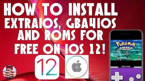 DOWNLOAD AND INSTALL GBA4IOS EMULATOR ON IOS 12!