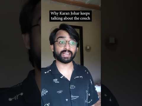 Why Karan Johar keeps talking about the couch #shorts #ytshorts