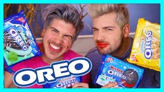 TRYING WEIRD OREO FLAVORS!