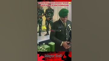 Prajurit Ini Abis Dikerjain Senior Diacara Pernikahannya #tni #komando