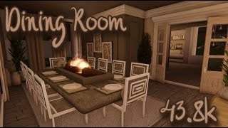 ✰Bloxburg - Dining room speed build✰