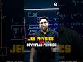JEE Physics vs Olympiad Physics 😱 #jee #olympiad #physics