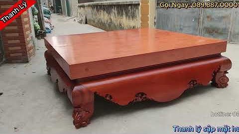 Thanh Lý| 1 chiếc sập Nguyên Khối Hương đá duy nhất| 45.500.000vnđ