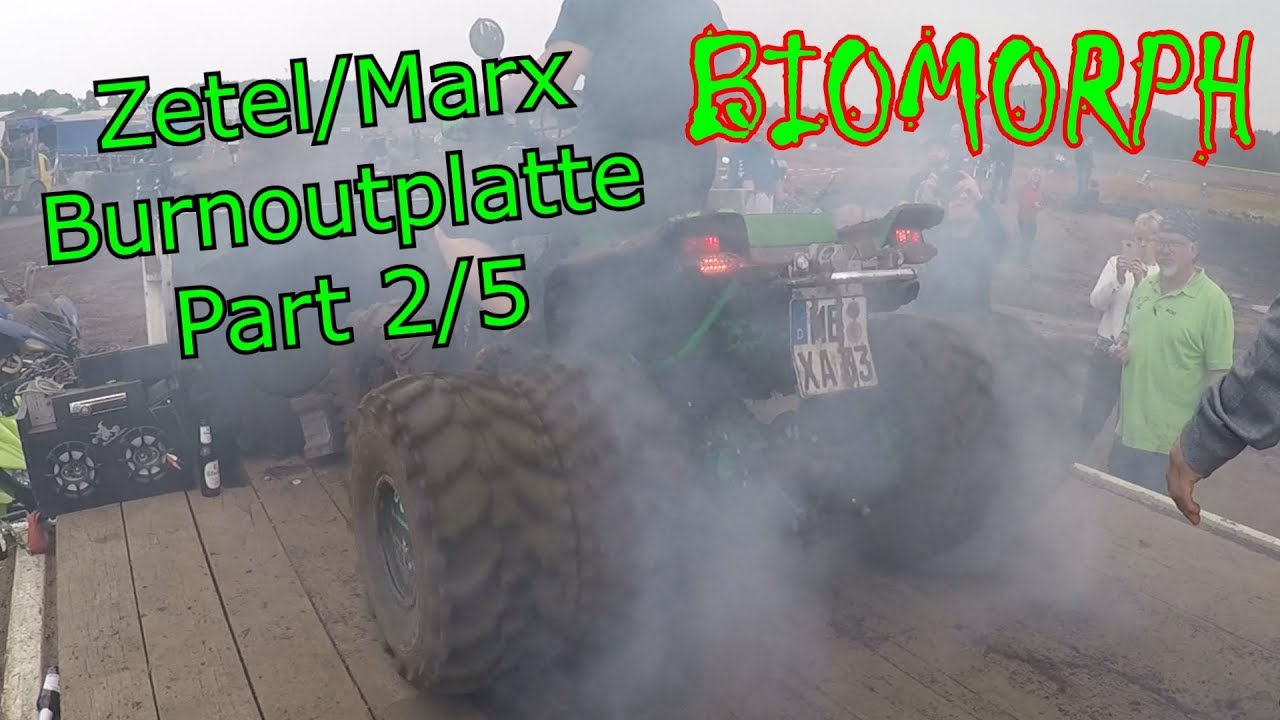 Burnoutplatte Part 2/5 | Zetel 2018 | Quadtreffen Marx