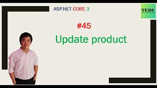 #45: Cập nhật sản phẩm  | Update product form | TEDU