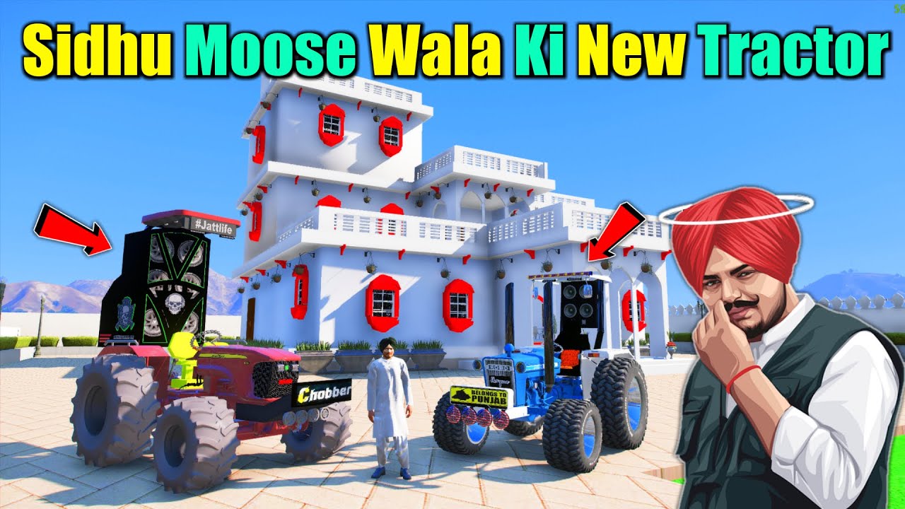 Sidhu Moose Wala Ne Kharida Tractors  Sidhu Moose Wala Haveli In GTA 5