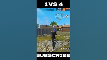 1VS4 CAN I CLUTCH SQAD WIPE & WAIT FOR END #shortsfeed #tgrnrz#tondegamer #freefire #shorts #short
