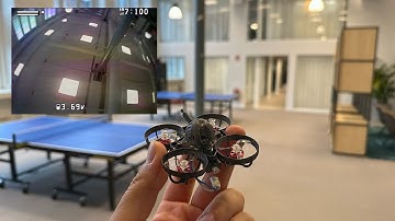 Office lounge analogue Mobula 6 tiny whoop freestyle session
