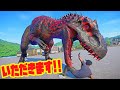 最凶の肉食恐竜インドミナスレックスと色々な恐竜を闘わせてみたらやっぱり最強だった!! - Jurassic World Evolution #4