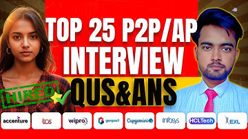 Top 25 Procure to Pay (P2P) (AP) Interview Questions and Answers {Must Know) @CorporateWala