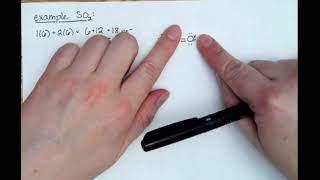 Lewis Dot Diagram Example - resonance - SO2
