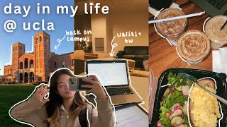 a day in my life as a ucla student 🌱💌 winter quarter, new classes & schedules