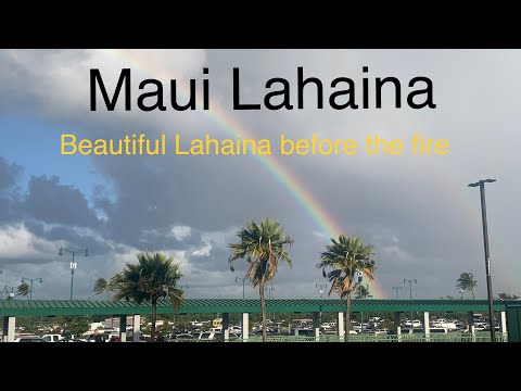 Maui Lahaina Hawaii BEFORE the FIRE | November 2022 - This is how beautiful Lahaina on Maui once was