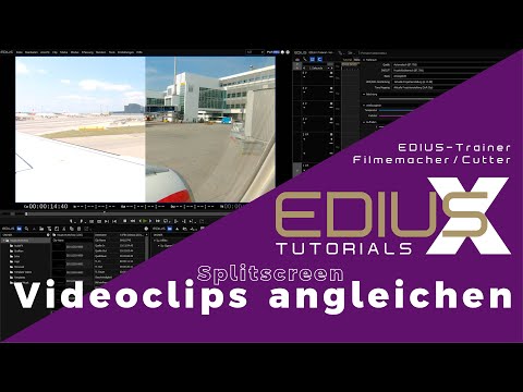 EDIUS - Videos angleichen (Splitscreen / geteiltes Vorschaufenster)