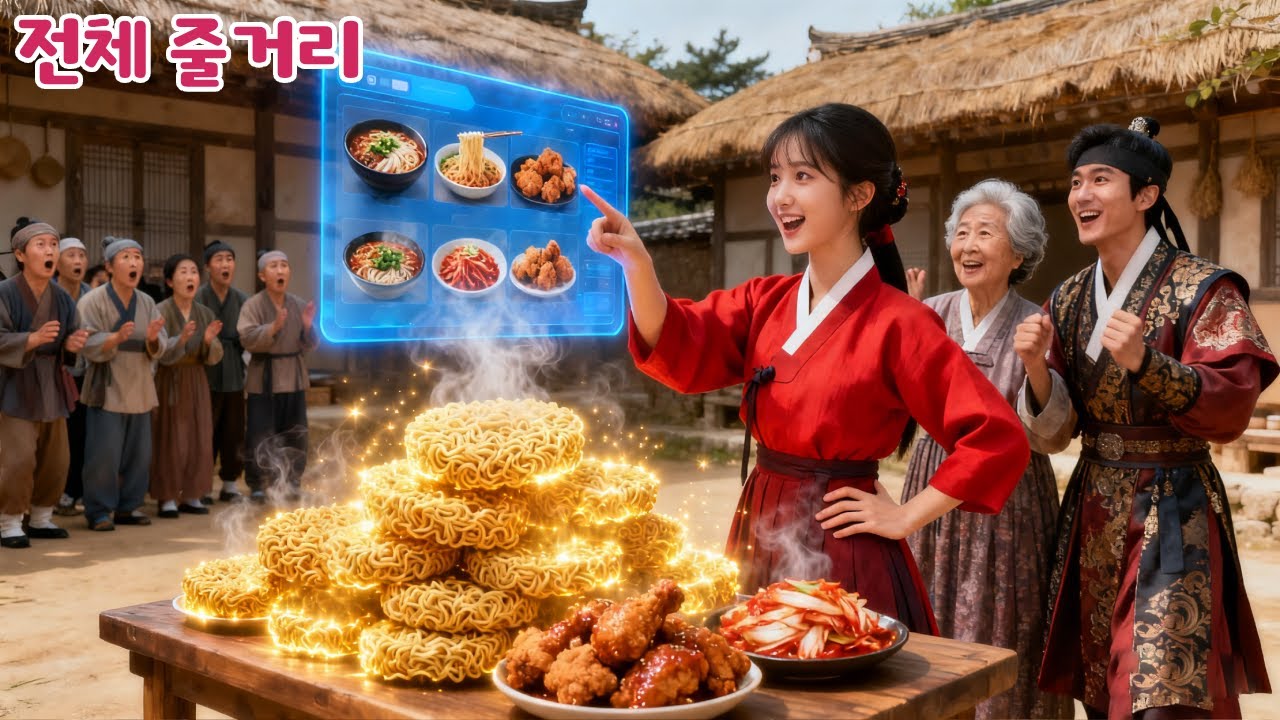 그녀는 예상치 못하게 가난한 세계에 도착해, 초능력으로 굶어 죽을 위기의 가족에게 고기를 먹게 합니다! 왕자마저 그녀에게 매혹되고 말았죠.