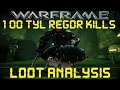 Warframe - Loot From 100 Tyl Regor Kills