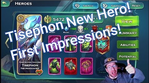 New Hero Tisephon First Impression! Art of Conquest with OGC