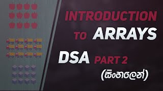 Celebrity Data Structures and Algorithms Part 2 (සිංහලෙන්) | Introduction to Arrays Wealth