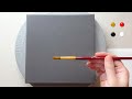 (842) Landscape with Christmas tree | Fluid Acrylic | Easy painting for beginners | Designer Gemma77