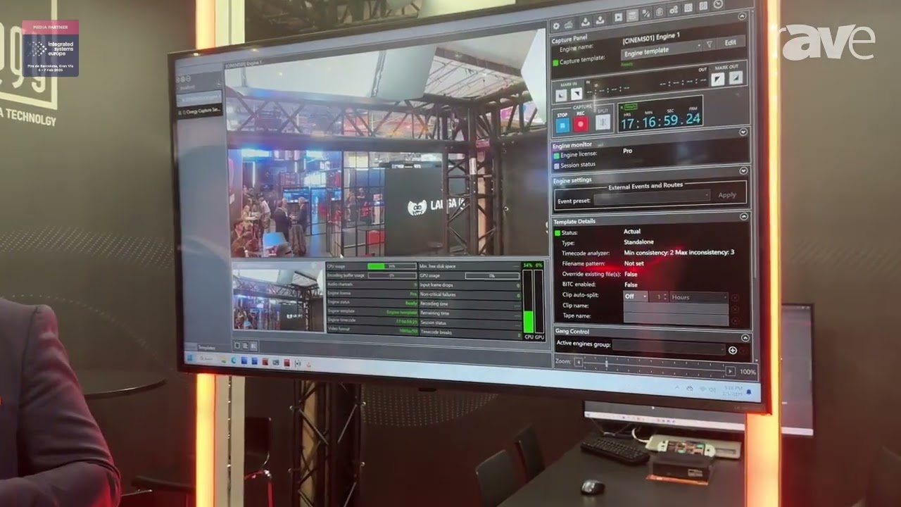 ISE 2025: Cinegy Demos Cinegy Capture for Multi-Channel Ingest in Sports and Worship Productions