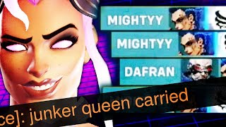 Carrying Top 500 Players With Junker Queen In Overwatch 2