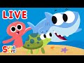  finny the shark livestream  kids songs  super simple songs