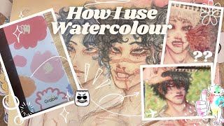 How I use watercolour